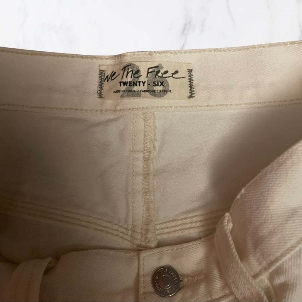 NWT Cream Denim Free People Skirt Sz 26 - Picture 3 of 12